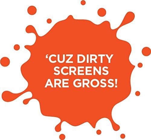 WHOOSH! Screen Shine Go 2-Pack – Two 1 fl oz Refillable Touchscreen Cleaners with Microfiber Cloths for Car, iPad, Laptop and Eyeglasses – Powerful Streak-Free Cleaning – Pocket-Sized, TSA-Approved