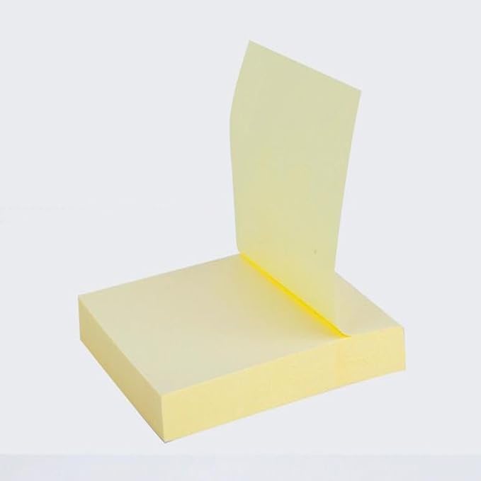 Sticky Notes, 3"x 2" Self-Stick Notes Pads, Easy to Post for Office, School, Home, 4 Pads/Pack, 100 Sheets/Pad,Total 400 Sheets (Yellow)