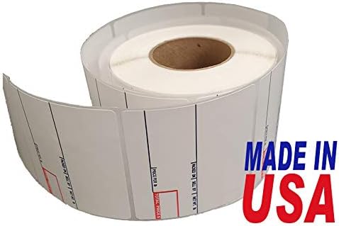 Aquos CAS Printing Scale Label Rolls (8020) – Barcode Labels for Inventory | Meat Labels Stickers | Printer Sticker Labels for CAS Scales | Label Maker Paper Refill | Made in USA (8020, 36 Rolls)