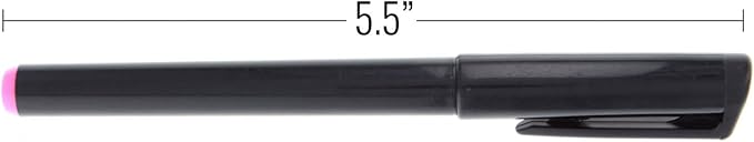 UV Security Highlighter Tracking Ink Pen Permanent Marker, Pink