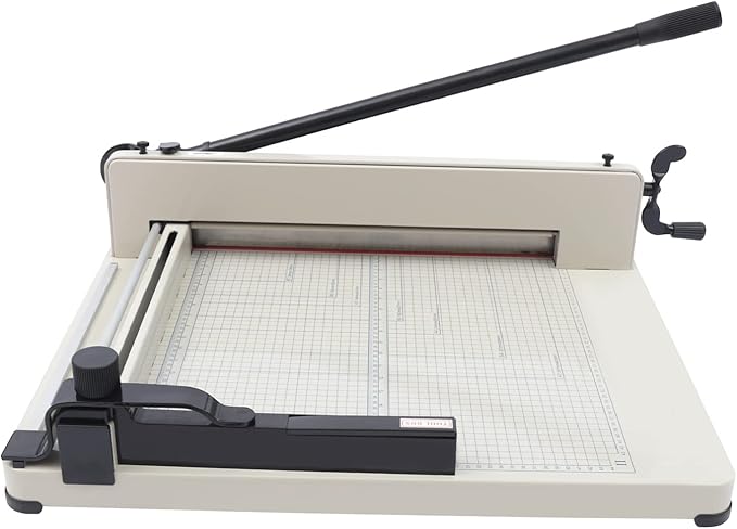 Paper Cutting Machine Heavy Duty Manual Paper Cutter Trimmer 17 inch Guillotine Paper Cutter A3 A4 Papers Cutting for Office Home School