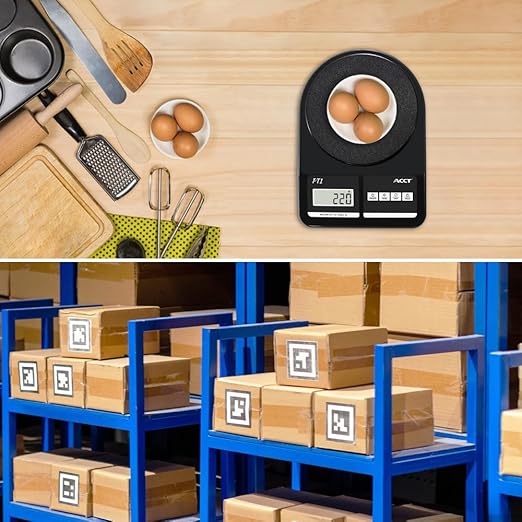 Postal Scale, Letter Scale 25lb-0.1oz High Accuracy, Shipping Scale for Office/Small Business/Mail/Envelope, 5 Units, Hold Function, Postage Scale with Battery