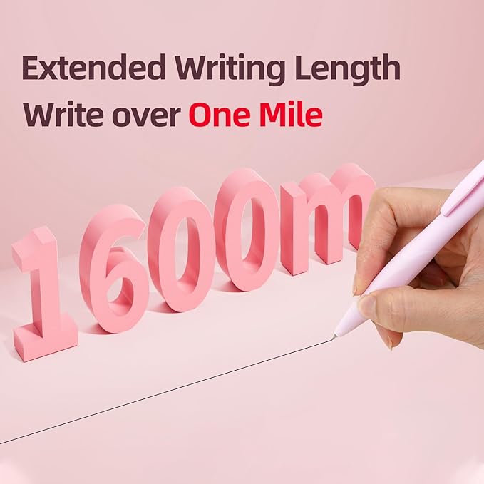 12 Pack Retractable Gel pens,Black ink,Medium Point 0.7mm,Quick-dry,No Bleed,Comfortable Soft grip, great pens for Office Writing, School, Meetings. (Multicolor Barrel) (Multicolor)