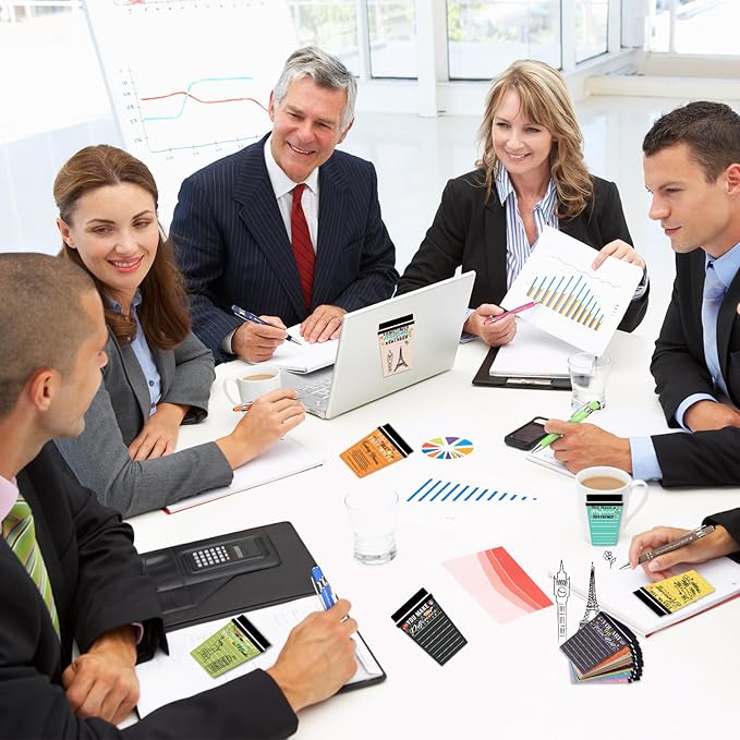 24 Sets Employee Appreciation Gifts Bulk Coffee Cup Sticky Notes with Inspirational Pens, Funny Notepads Motivational Ballpoint Pen Christmas Gifts for Coworker Teacher Nurse Office Supplies