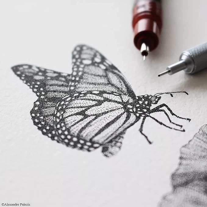 Rotring 600 Mechanical Pencil | HB 0.7 mm | Red All-Metal Body | Hexagonal Barrel