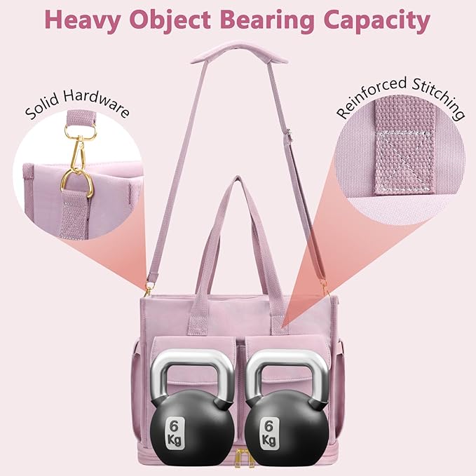 Skycase Work Tote Bag for Women - Laptop Tote Handbag - Lunch Bag with Cooler - Shoulder Weekender Bag for Travel, School