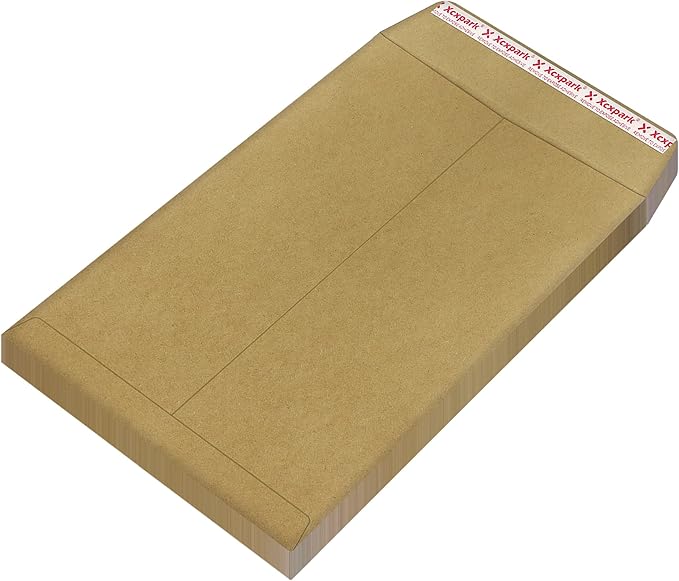 120 PCS 10x13 inches Security Catalog Envelopes Printable Self Seal Envelopes, Anti Tear Recycled Kraft Envelopes for Invitation Cards, Pictures, Photos, Documents