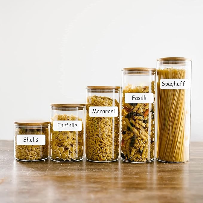 SVNOOC Multi-Use Removable Dry Erase Labels Stickers, White, Reusable Sticky Notes for Kitchen Office School All Purpose Use(1.25 * 3.5 inches White)