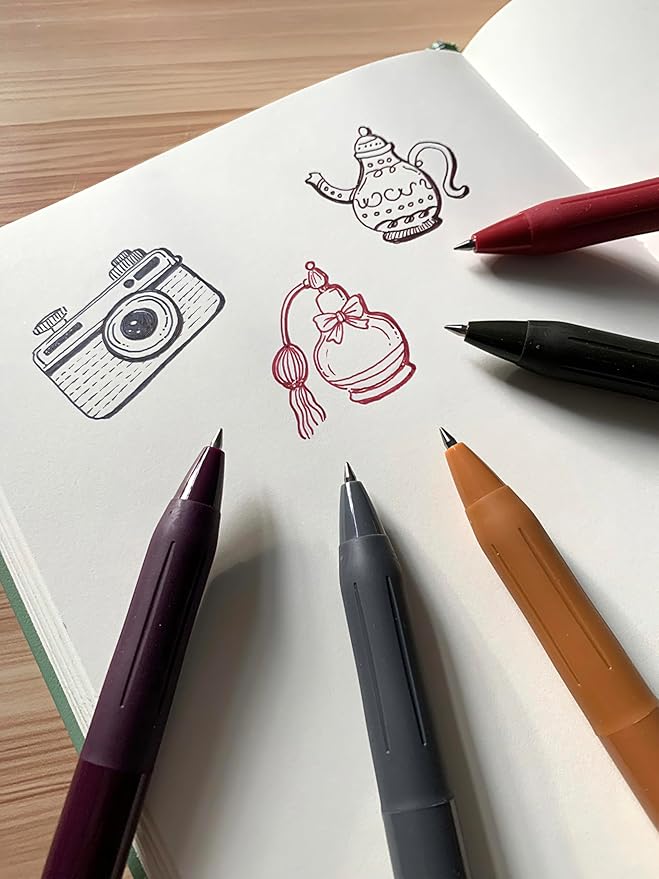 Zebra Pen Sarasa Clip Retractable Gel Pen, 0.5mm Fine Point, Light and Dark Assorted Colors, Ideal for School Supplies and Teacher Supplies, 10-Pack (47510)