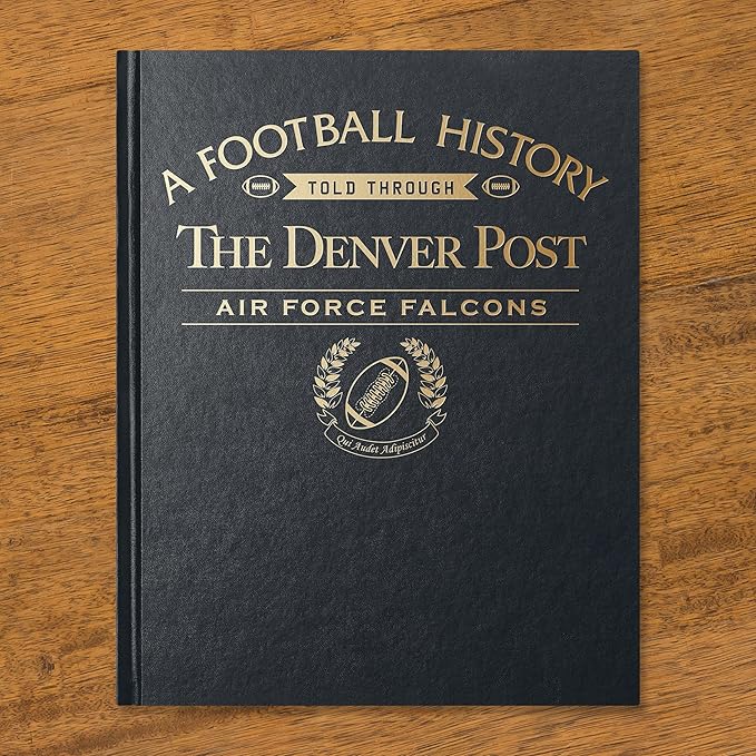 Signature gifts Personalized College Football Newspaper History Book, A3 Large Deluxe Hardcover - College Football Fan, Alumni, Students Keepsake Gift