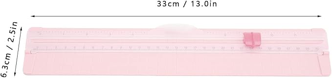 Paper Cutter, Portable Straight Edge Cutter Paper Trimmer with Side Ruler Scrapbooking Trimmer for Scrapbooking Craft, Photos, Label, Cardstock