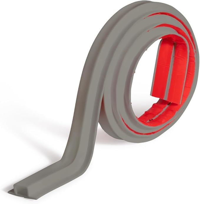 Rubber Bond TV Cord Hider Cable Protector - Strong Self Adhesive Wall Cord Cover Cable Hider - Low Profile Cable Management Wall Cord Concealer Cable Raceway