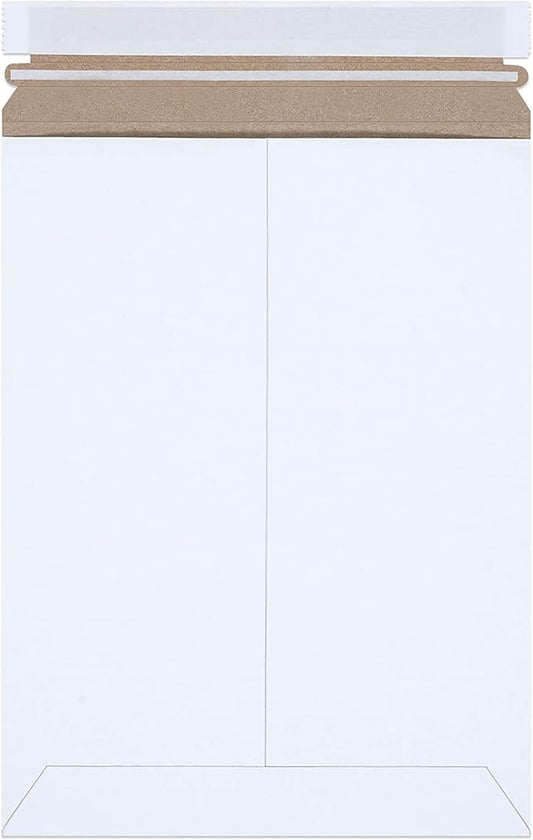 BOX USA StayFlat Mailer, 9"L x 11.5"W, Pack of 100 | Stayflats Envelope Keeping Photo, Document, Artwork Protected During Mailing and Shipping, 9x11.5