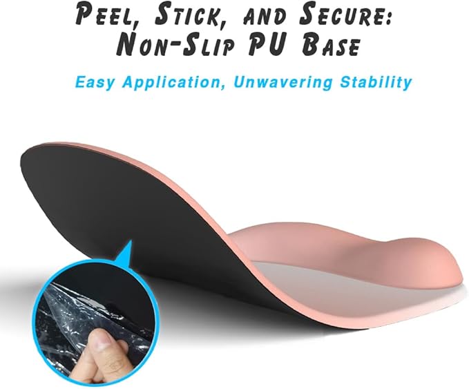 ErgoEase Ergonomic Mouse Pad with Gel Wrist Support - Premium Lycra Fabric, Non-Slip, Ideal for Laptop & Desktop, Office & Gaming，Desk Accessories (00Black)