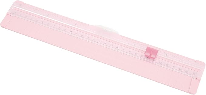 Paper Cutter, Portable Straight Edge Cutter Paper Trimmer with Side Ruler Scrapbooking Trimmer for Scrapbooking Craft, Photos, Label, Cardstock