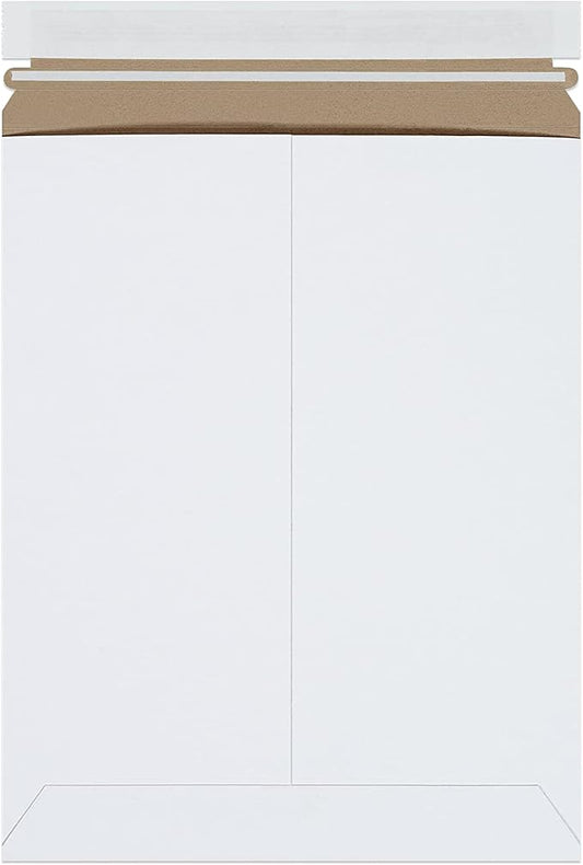 BOX USA StayFlat Mailer, 9.75"L x 12.25"W, Pack of 100 | Stayflats Envelope Keeping Photo, Document, Artwork Protected During Mailing and Shipping, 9.75x12.25