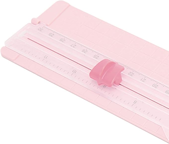 Paper Cutter, Portable Straight Edge Cutter Paper Trimmer with Side Ruler Scrapbooking Trimmer for Scrapbooking Craft, Photos, Label, Cardstock