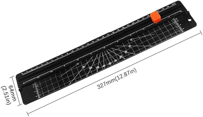 For A4 Paper Cutting Machine Paper Cutter Photo Trimmer Scrapbook Blade Office Supplies Black Plastic Base DIY Tool For Print Photo Composite Paper Cutting Mat(Paper Cutter)