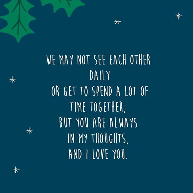 Prime Greetings Christmas Card Nephew, Made in America, Eco-Friendly, Thick Card Stock with Premium Envelope 5in x 7.75in, Packaged in Protective Mailer