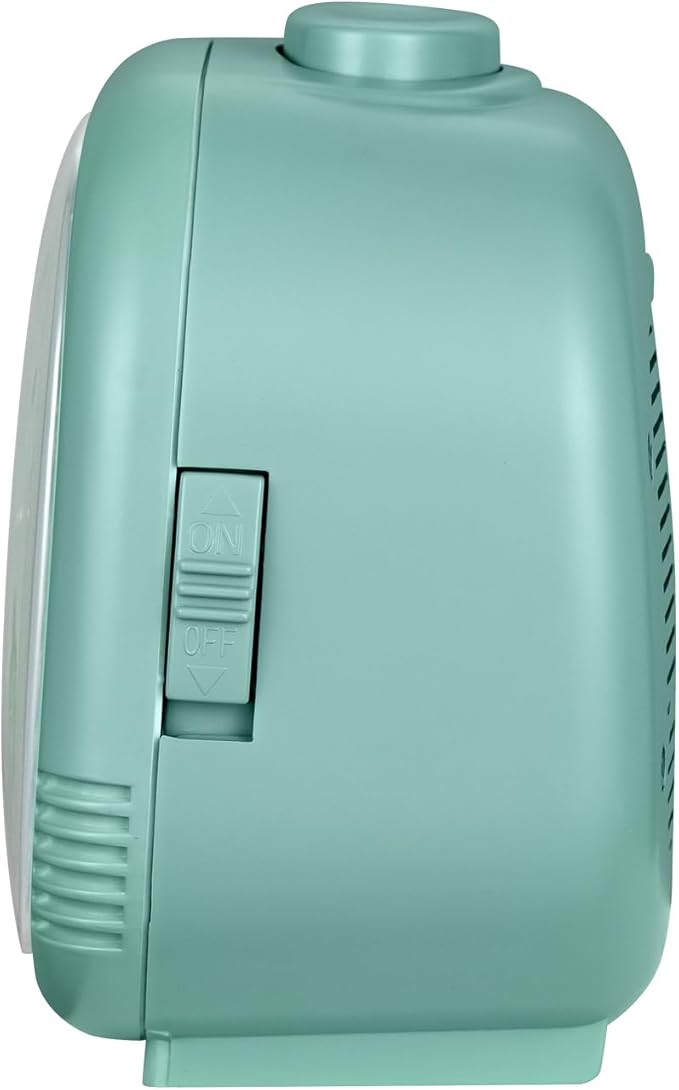 Loud Alarm Clock for Heavy Sleepers Adults, Silent No Ticking, Battery Operated, Glow in Dark dial, Lighted on Demand and Snooze(Green)