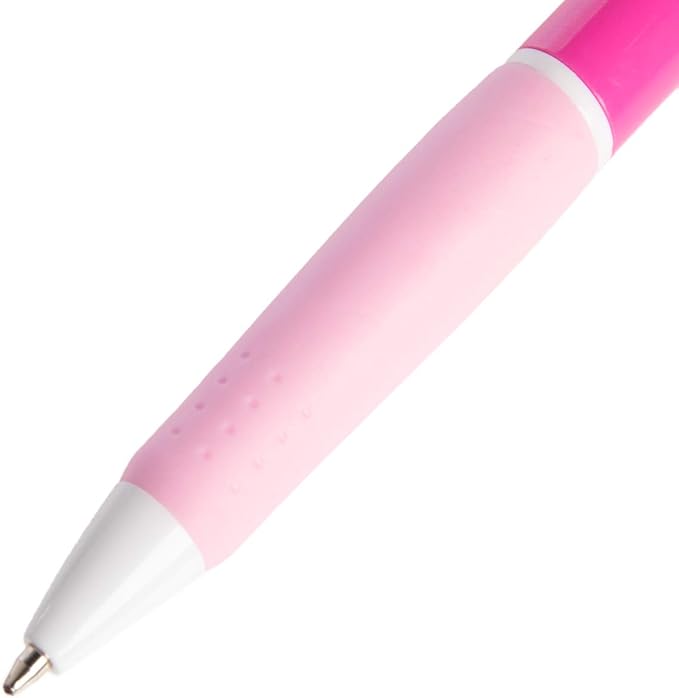 Simply Genius Retractable Ballpoint Pens - 100 Pack, Assorted Barrel Colors, Black Ink, 1.0 Mm Medium Tip - Bulk Pens for Office & School Supplies