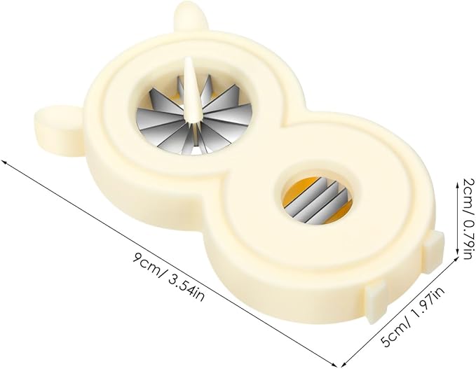 PRETYZOOM Kitchen Scallion Shredder Knife Multi-Function Vegetable Slicer Food-Grade Plastic Easy to Clean for Home Cooking and Meal Prep