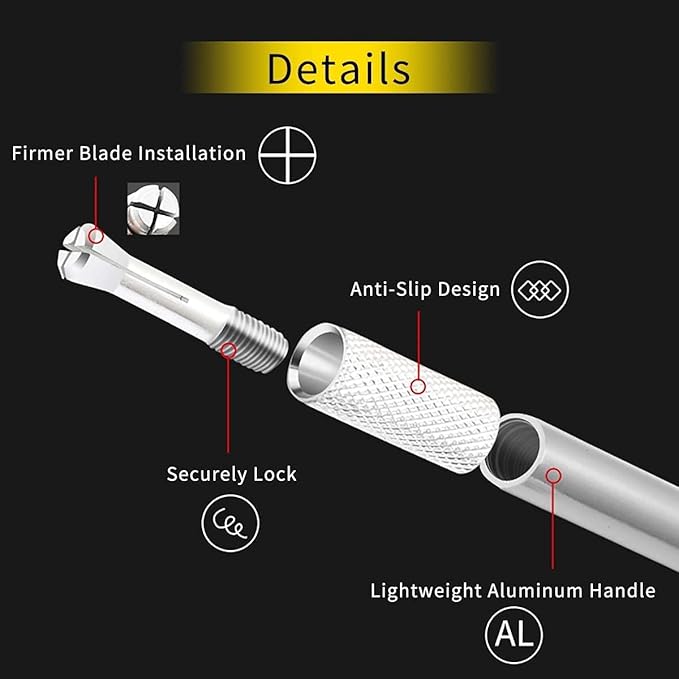 DIYSELF 23 Pack Craft Knife Precision Hobby Knife Kit, 1 Exacto Knife with 20 Spare Art Knife Blades for Art, Scrapbooking, Stencil, 8" x 6" Cutting Mat