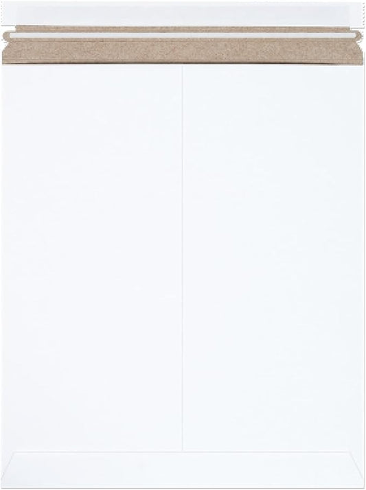 BOX USA StayFlat Mailer, 12.75"L x 15"W, Pack of 100 | Stayflats Envelope Keeping Photo, Document, Artwork Protected During Mailing and Shipping, 12.75x15