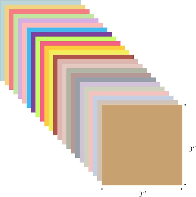 (24 Pack) Sticky Notes 3x3 inch, Self-Stick Pads Bright Colors Sticky Note for Home, Office, Notebook,50Sheets/Pad Total 1200 Sheets