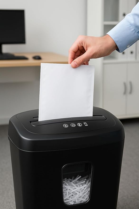 Shredder Lubricant Sheets – Pack of 20/25/30 Dry Oil-Free Waterproof Sheets – Keeps Blades Sharp, Cleaner & Quieter – No Leaks, Fits Standard Paper Shredders-20Pack