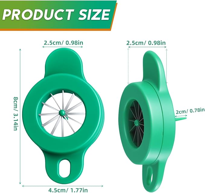 ABOOFAN Portable Scallion Cutter Onion Shredder Kitchen Cutting Tool with 12 Sharp Blades for Easy Vegetable Chopping and Food Preparation