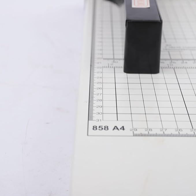 Paper Cutter,Guillotine Paper Cutter,Manual Paper Cutting Tool 500 Sheets A4 B4 A5 B6 B7 Papers Heavy Duty Metal Base 12” Cutting Length with Safety Blade Lock for Office Home