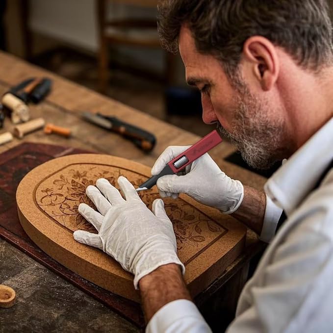 3 PCS Exacto Knife,Hidden Blade Design at The End,Comes with 5 Spare High Qualiry Carbon Steel Exacto Knife Blades. Craft Knife for Crafting, Arts,Modeling,Scrapbooking,Stencil,DIY Projects.Red