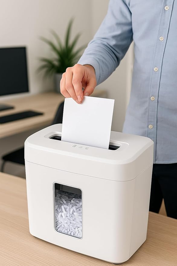 Shredder Lubricant Sheets – Pack of 20/25/30 Dry Oil-Free Waterproof Sheets – Keeps Blades Sharp, Cleaner & Quieter – No Leaks, Fits Standard Paper Shredders-25Pack