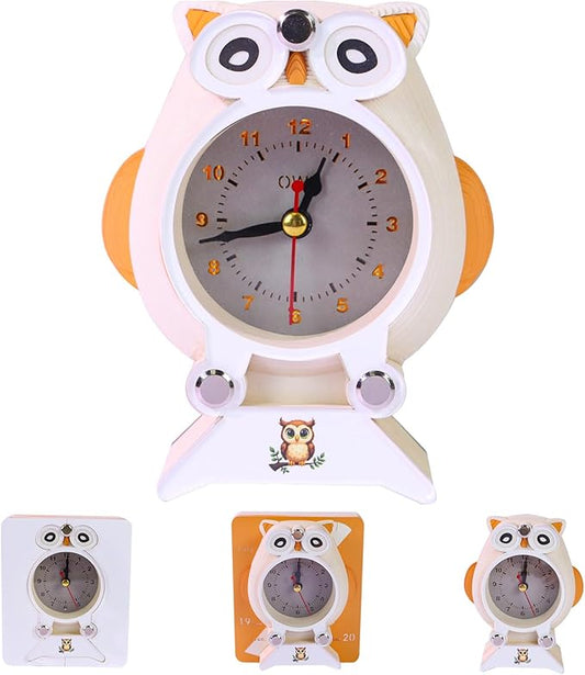 3D Calendar 2026, Timepiece Calendar 2026 with Memo Pad Notepad, Creative Daily Planner Desk Decoration, Tear-Away 3D Artsy Pads, New Year Gift for Home Office (Battery NOT Included) (Owl Clock)