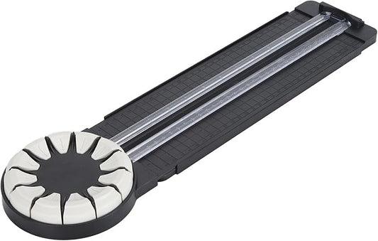 Paper Trimmer, 12 in 1 Multifunctional Paper Cutter Paper Slicer, Non Slip, Dotted Straight Wavy Lines Craft Paper Cutter Scrapbooking Tool for Cutting Paper, Coupons