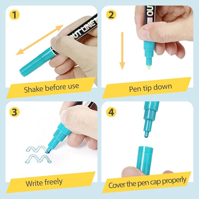 Marker Pen for Highlight, 2026 New Dual Line Highlighter, Marker Pen for Greeting Cards, Colorful Outline Markers for Book Annotation, Planning and Art Drawing (12 Colors)