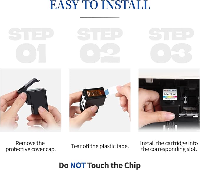 INKCLOUD Compatible Black Ink Cartridges Replacement for Canon 260XL PG-260 XL for PIXMA TS5320 TS6420 TR7020 TR7020a TS6420a All in One Wireless Printer (Black, 2-Pack)