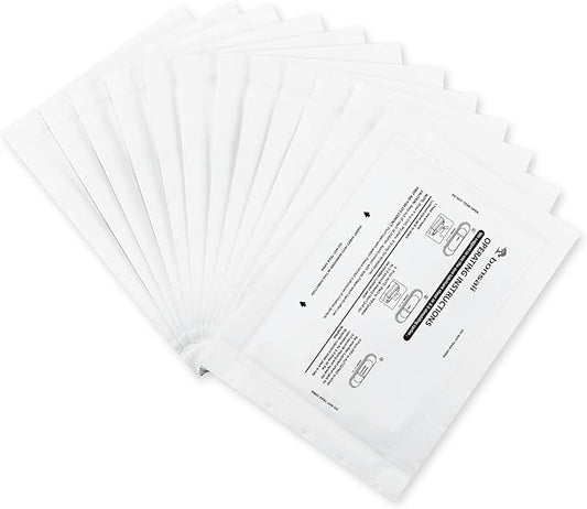 Bonsaii Paper Shredder Lubricant Sheets,12-Pack (8.4 x 5.9 inch/Piece)