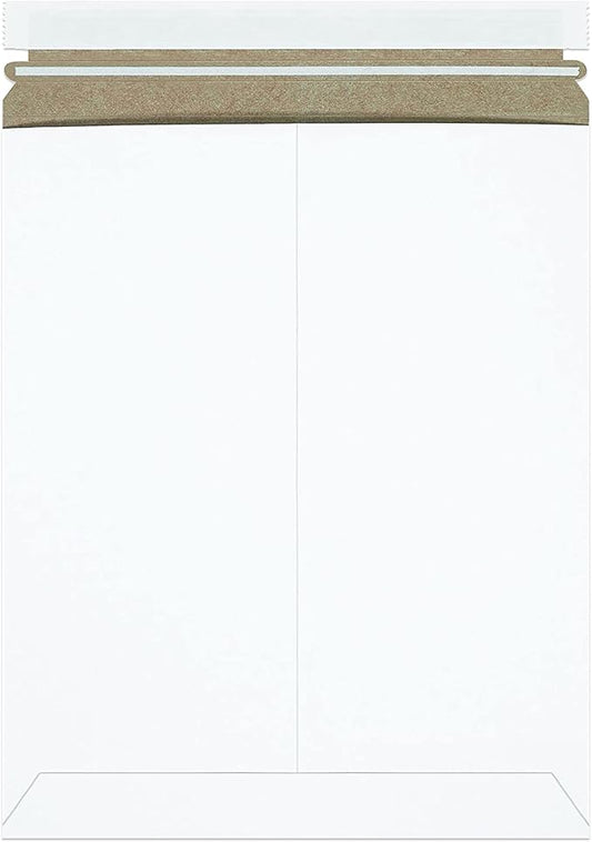 BOX USA StayFlat Mailer, 11"L x 13.5"W, Pack of 100 | Stayflats Envelope Keeping Photo, Document, Artwork Protected During Mailing and Shipping, 11x13.5