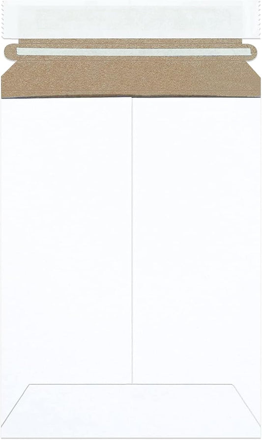 BOX USA StayFlat Mailer, 6"L x 8"W, Pack of 100 | Stayflats Envelope Keeping Photo, Document, Artwork Protected During Mailing and Shipping, 6x8