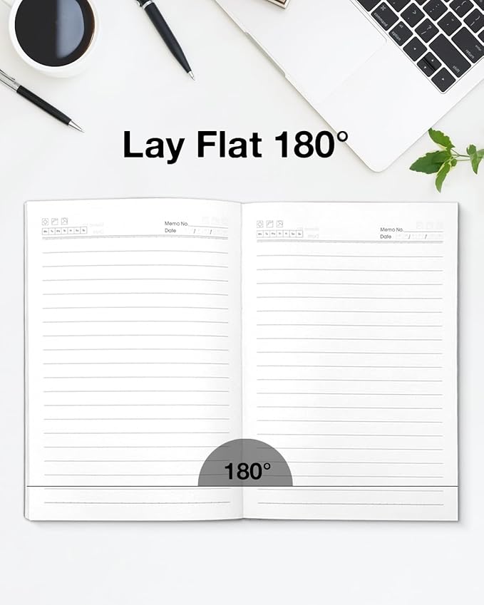 Journal Notebook for Women Men, College Ruled Notebook for Work School Writing Note Taking Journaling, 6 x 8.2 Inches -Pink