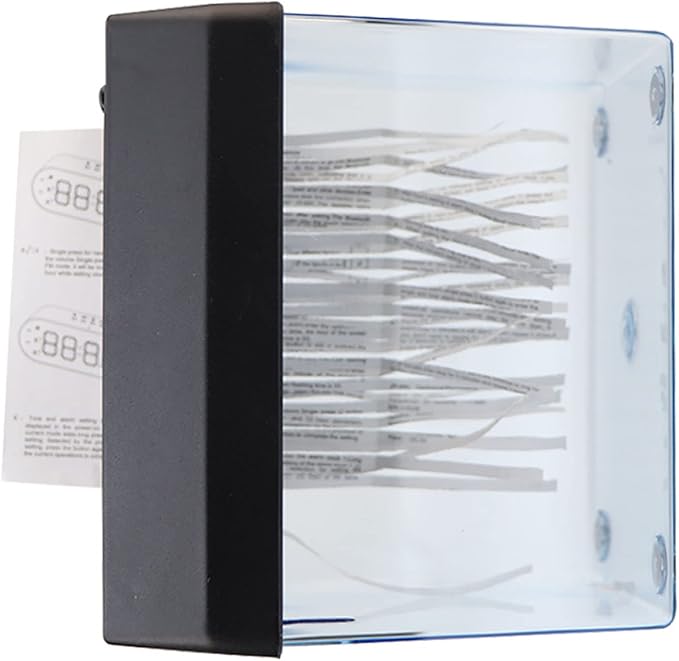 USB Paper Shredder, High Efficiency, Automatic Feeding Mini Electric, High Stability, A6 Paper Shredder Cutter for Office, Study, Library, School, Home