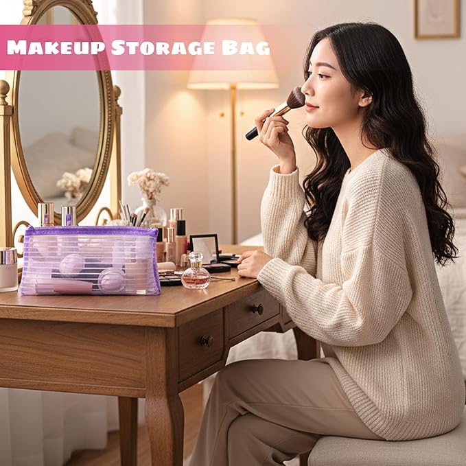 80 Pack Mesh Zipper Pouch, 10 Colors, Waterproof File Bags Document Reusable Zipper Pouches Multipurpose Travel Bags for Storage Organizing, Office, School, Makeup, Board Games, Home Supplies