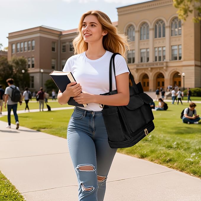 Skycase Work Tote Bag for Women - Laptop Tote Handbag - Lunch Bag with Cooler - Shoulder Weekender Bag for Travel, School