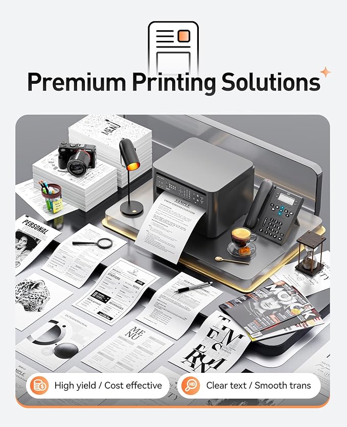 121 Toner Cartridge High Yield Replacement for Canon 121 CRG-121 Toner Cartridges Compatible for Canon ImageCLASS D1650 D1620 Laser Printer Ink All-in-One Copier Scanner Black 2-Pack with chip