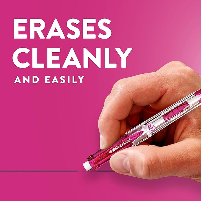 Paper Mate Clearpoint Mechanical Pencils, 0.7mm HB #2 Pencils, Assorted Barrel Colors, 6 Count - For Teacher, Office, School Supplies, Drawing, Drafting