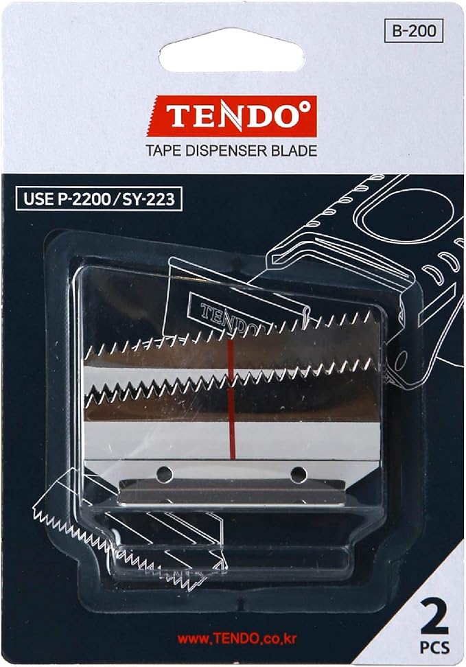 Replacement Blade for TENDO° Tape Dispenser, Compatible with P-2200 & SY-223