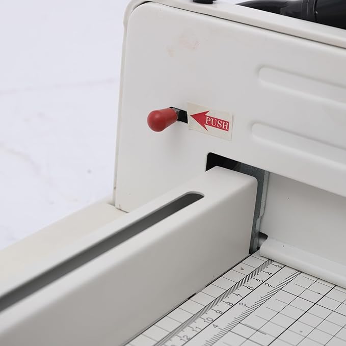 Paper Cutter,Guillotine Paper Cutter,Manual Paper Cutting Tool 500 Sheets A4 B4 A5 B6 B7 Papers Heavy Duty Metal Base 12” Cutting Length with Safety Blade Lock for Office Home