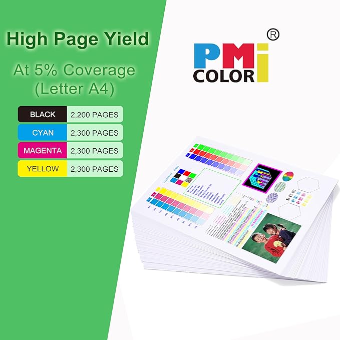 046 Black,Cyan,Magenta,Yellow Toner Cartridges Set Replacement for Canon 046 CRG-046 Toner Fit for with Color ImageCLASS MF733Cdw,LBP654Cdw, MF731Cdw, MF735Cdw Laser Printer